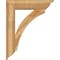 Ekena Millwork Thorton Traditional Rough Sawn Bracket w/ Offset Brace, Western Red Cedar, 8"W x 32"D x 40"H BKT0806X32X40THR01RWR - alternate 3